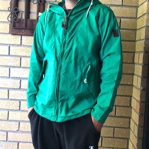 Penfield Gibson Rain Jacket.  Size M.  Green